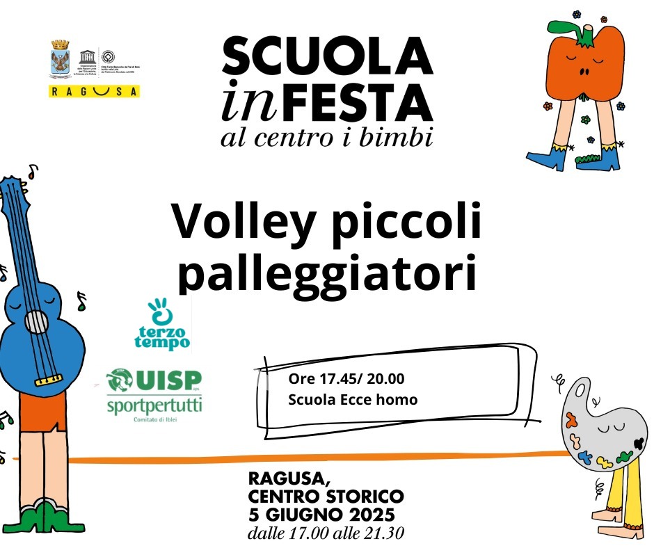 Scuola in festa! Volley piccoli palleggiatori