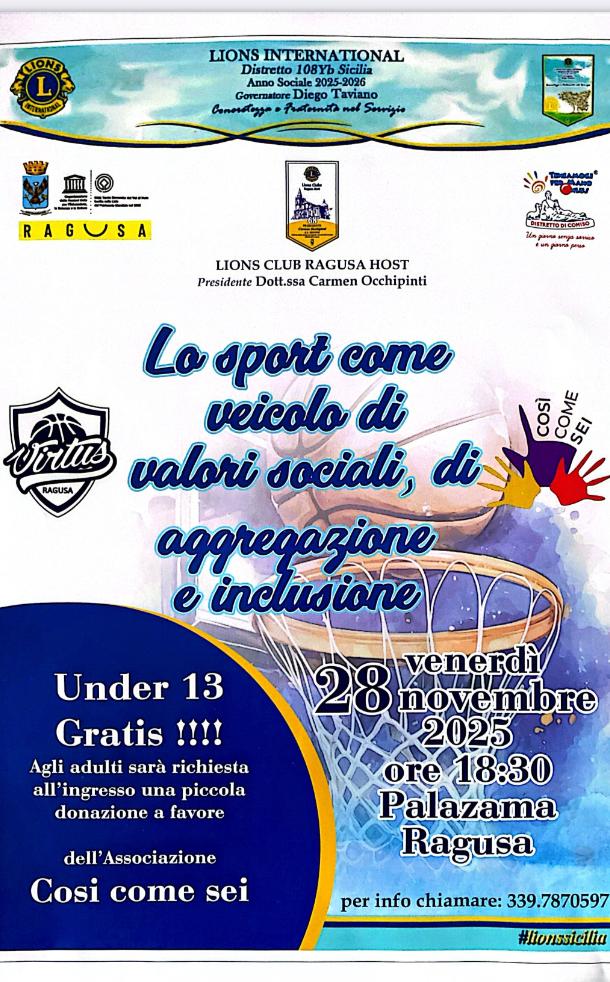 Lo sport come veicolo di valori sociali, di aggregazione e inclusione